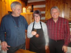 photo de soirée tenue au vignoble du Clos Baillie