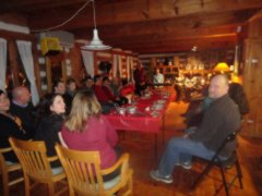 photo de soirée tenue au vignoble du Clos Baillie